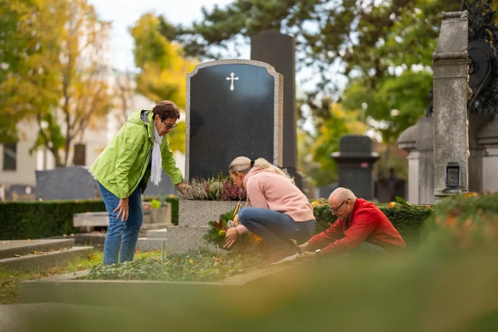 Headstone Harton Cemetery Grave Care