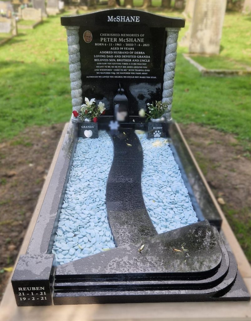 headstone south shields newcastle memorials sunderland durham grave